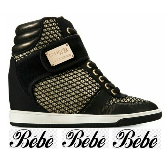 Bebe Shoes - ⚘🖤Bebe Calisto High-Top Sneakers